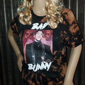 Bad Bunny Tie Dye Unisex T-shirt Brand New